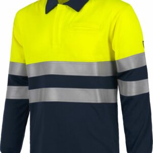 Polera M/L Bicolor Alta Visibilidad