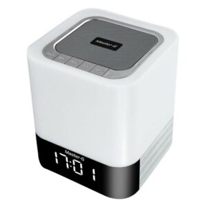 Parlante Radio Reloj Luz