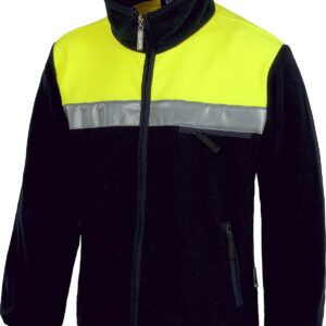 CHAQUETA MICROPOLAR BICOLOR ALTA VISIBILIDAD