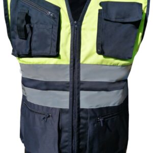 Chaleco Geólogo Bicolor Alta Visibilidad